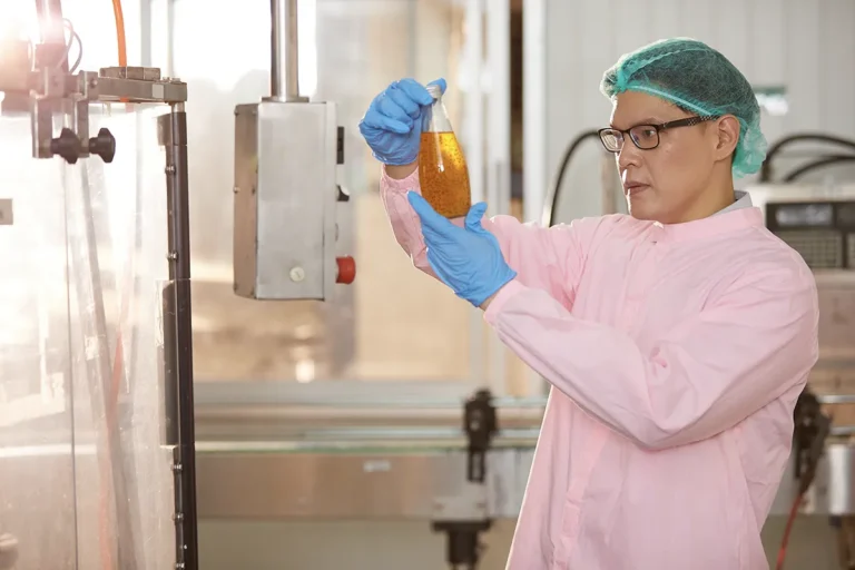 Employee preparing for workplace drug test